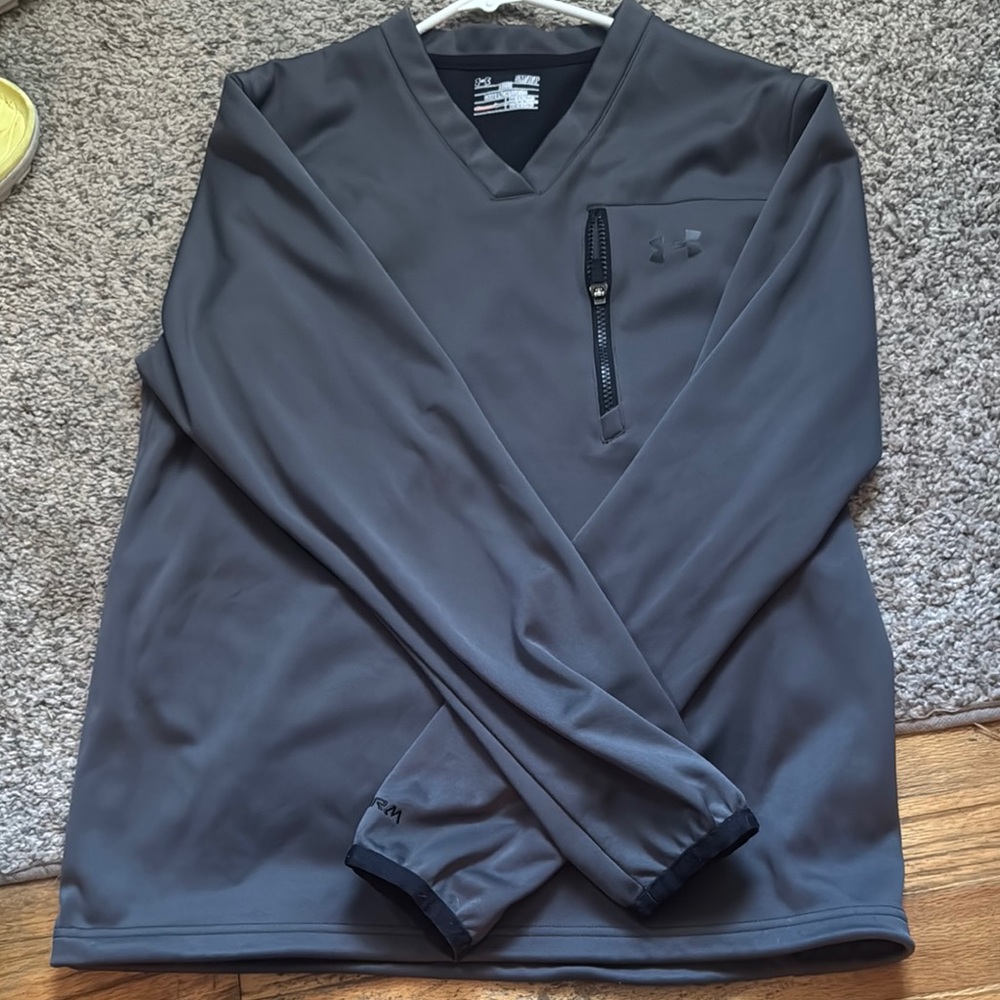 Under Armour Charcoal V-Neck Pullover